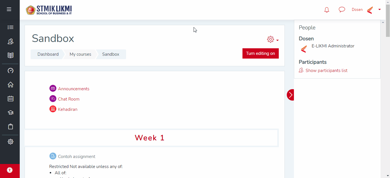 Question bank from course